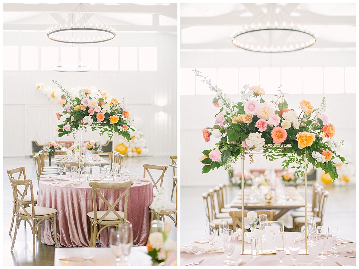 Beautiful tablescapes and floral arrangements